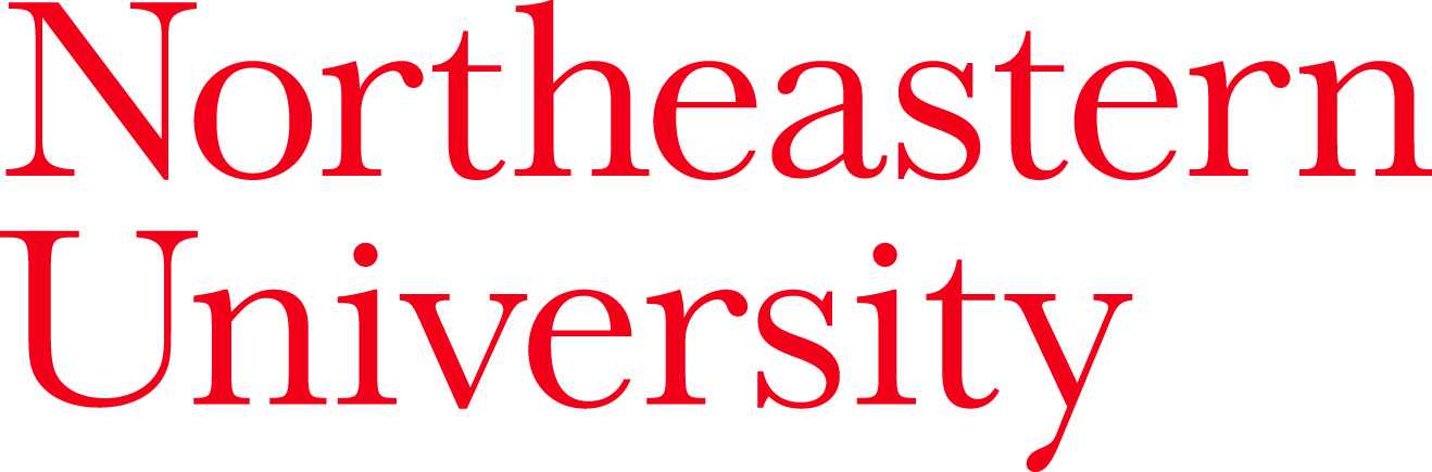 Northeastern University Stacked Logo Red